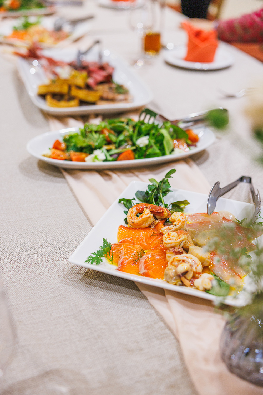 富士市フィーノ記念日の会食プランのお料理