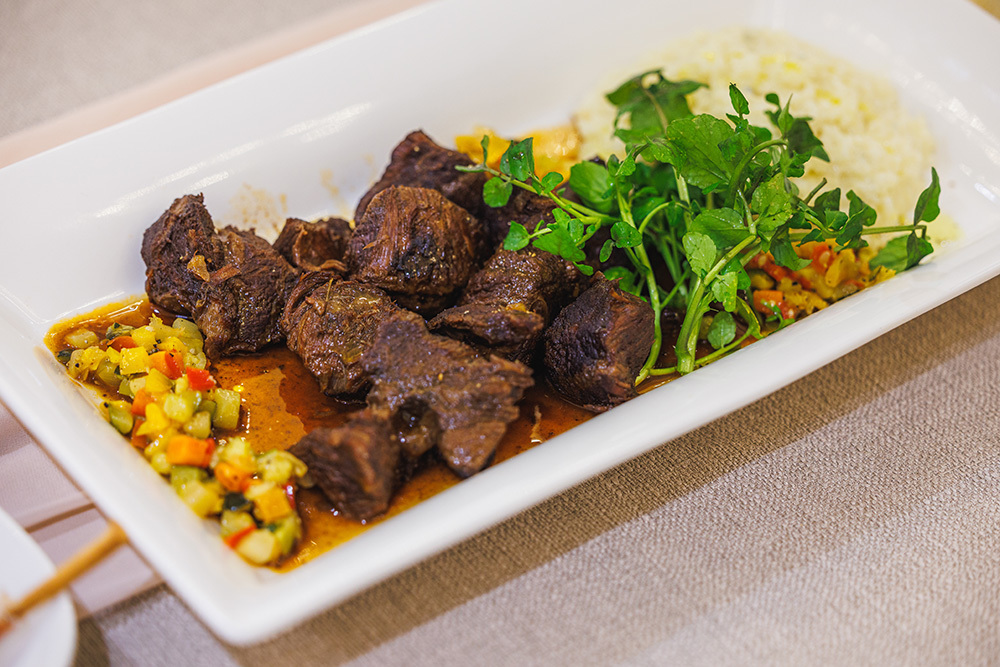 富士市フィーノ記念日の会食プランのお料理