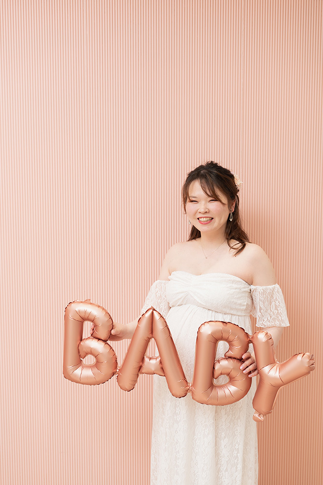 静岡市・富士市・沼津市のドレス専門店フィーノ記念日のマタニティフォト