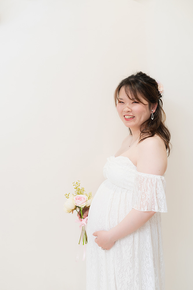 静岡市・富士市・沼津市のドレス専門店フィーノ記念日のマタニティフォト