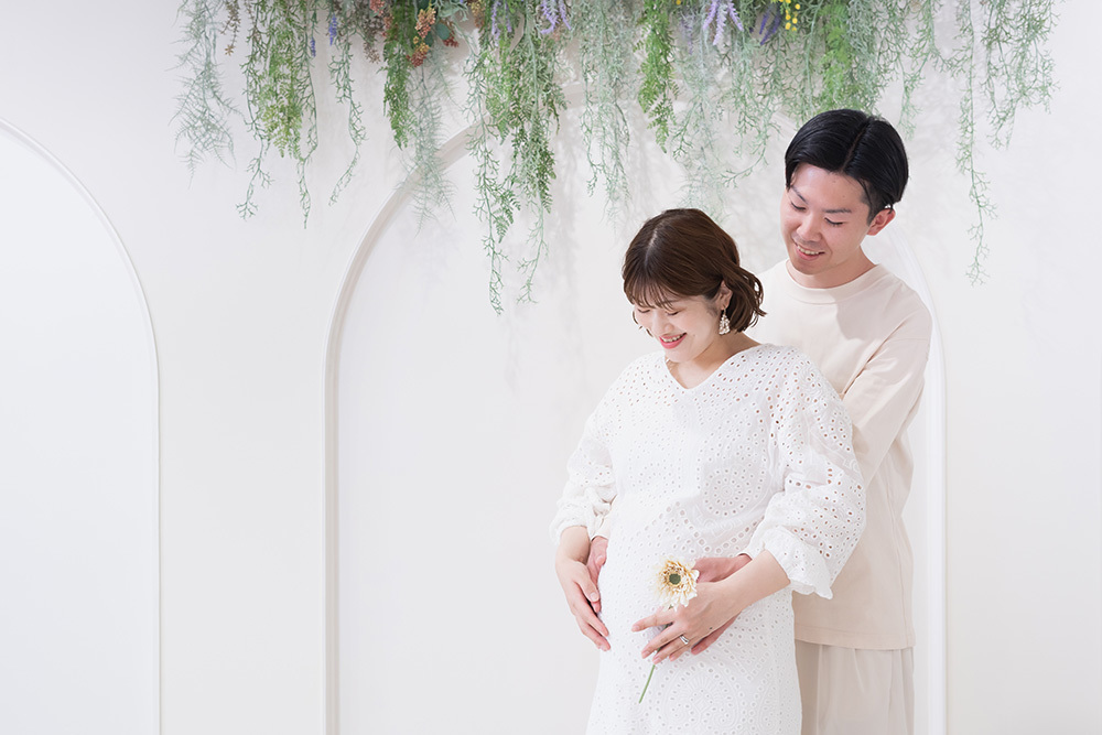 静岡市・富士市・沼津市のドレス専門店フィーノ記念日のマタニティフォト