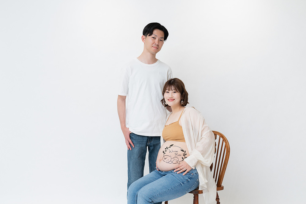 静岡市・富士市・沼津市のドレス専門店フィーノ記念日のマタニティフォト