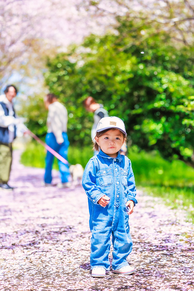 静岡市・富士市・沼津市のドレス専門店フィーノ記念日のペットと家族写真の記念撮影
