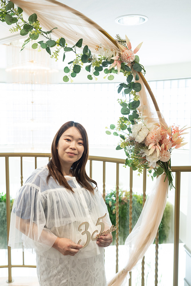 静岡市・富士市・沼津市のドレス専門店フィーノ記念日のマタニティフォト