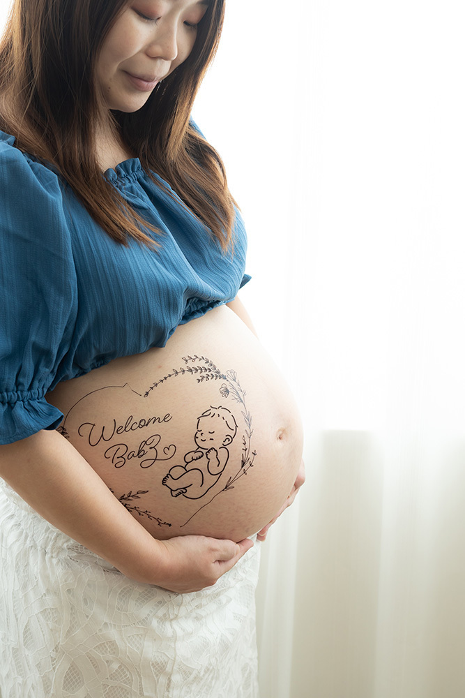 静岡市・富士市・沼津市のドレス専門店フィーノ記念日のマタニティフォト