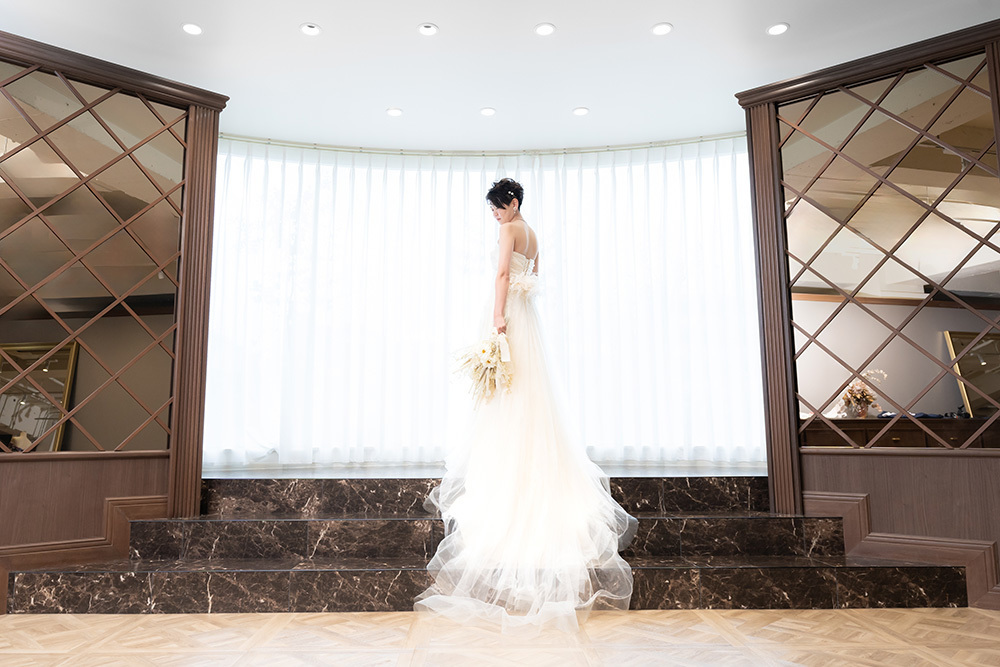 静岡市・富士市・沼津市のドレス専門店フィーノ記念日のソロウエディングの記念撮影