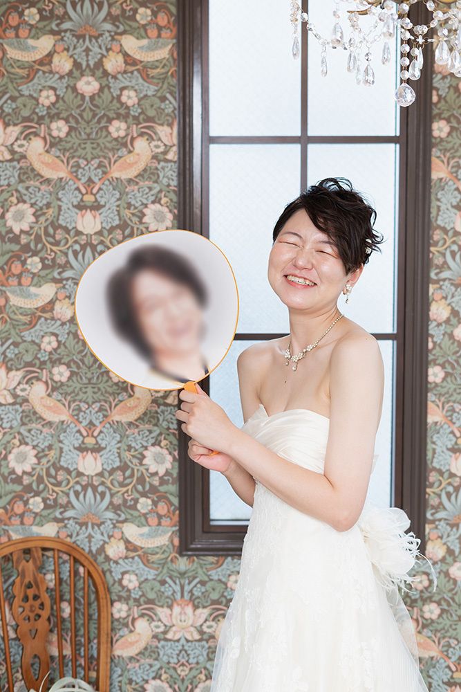 静岡市・富士市・沼津市のドレス専門店フィーノ記念日のソロウエディングの記念撮影
