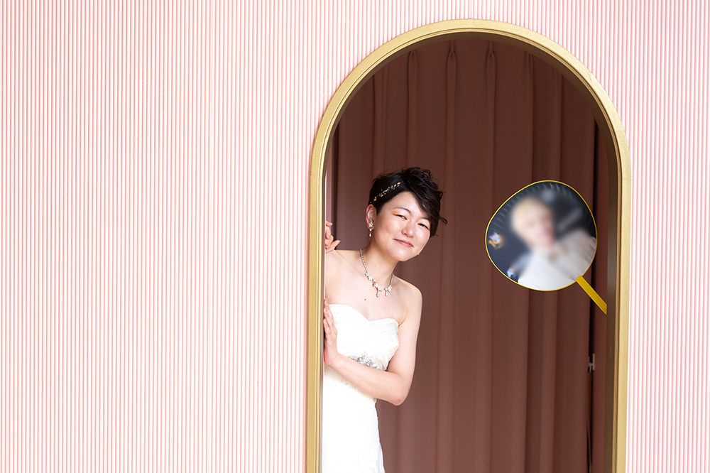 静岡市・富士市・沼津市のドレス専門店フィーノ記念日のソロウエディングの記念撮影