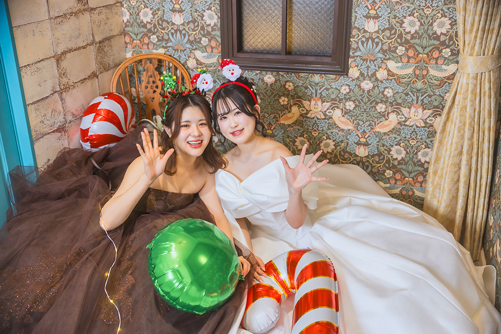 静岡市・富士市・沼津市のドレス専門店フィーノ記念日のソロウエディングの記念撮影