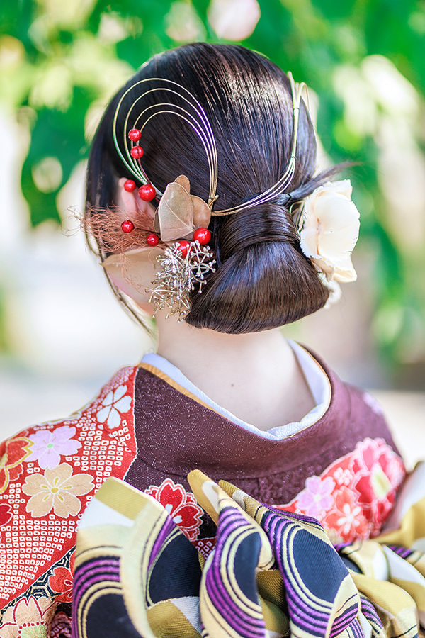 静岡のフィーノ記念日で撮影した成人式の記念写真のヘアメイク