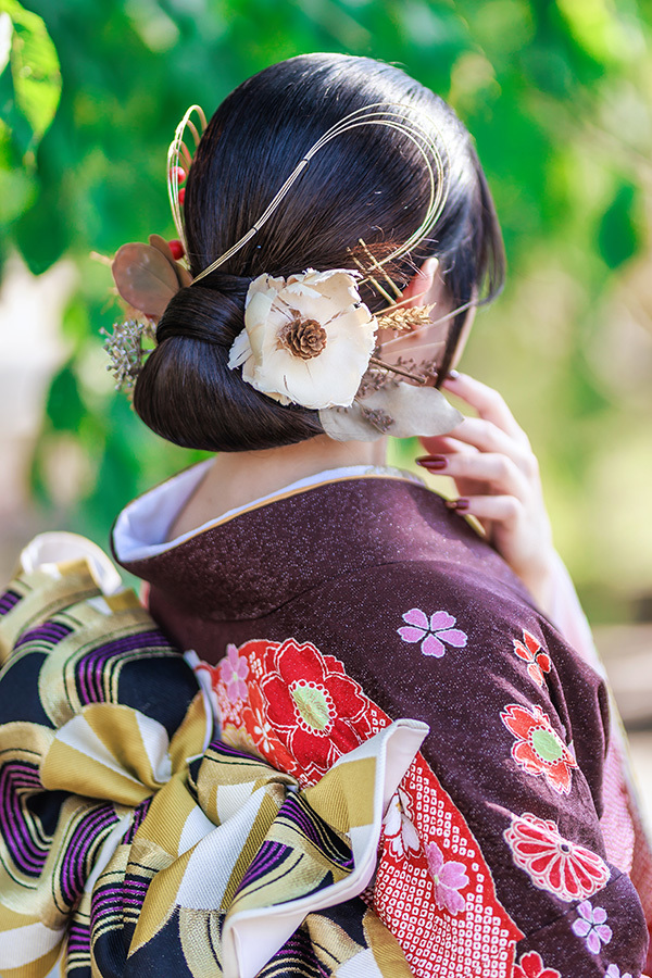 静岡のフィーノ記念日で撮影した成人式の記念写真のヘアメイク