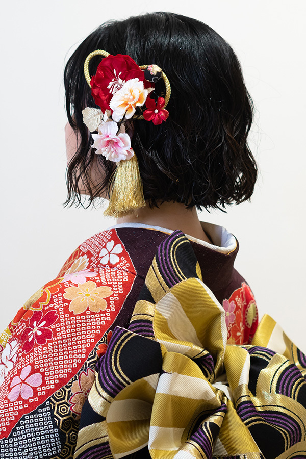 静岡のフィーノ記念日で撮影した成人式の記念写真のヘアメイク