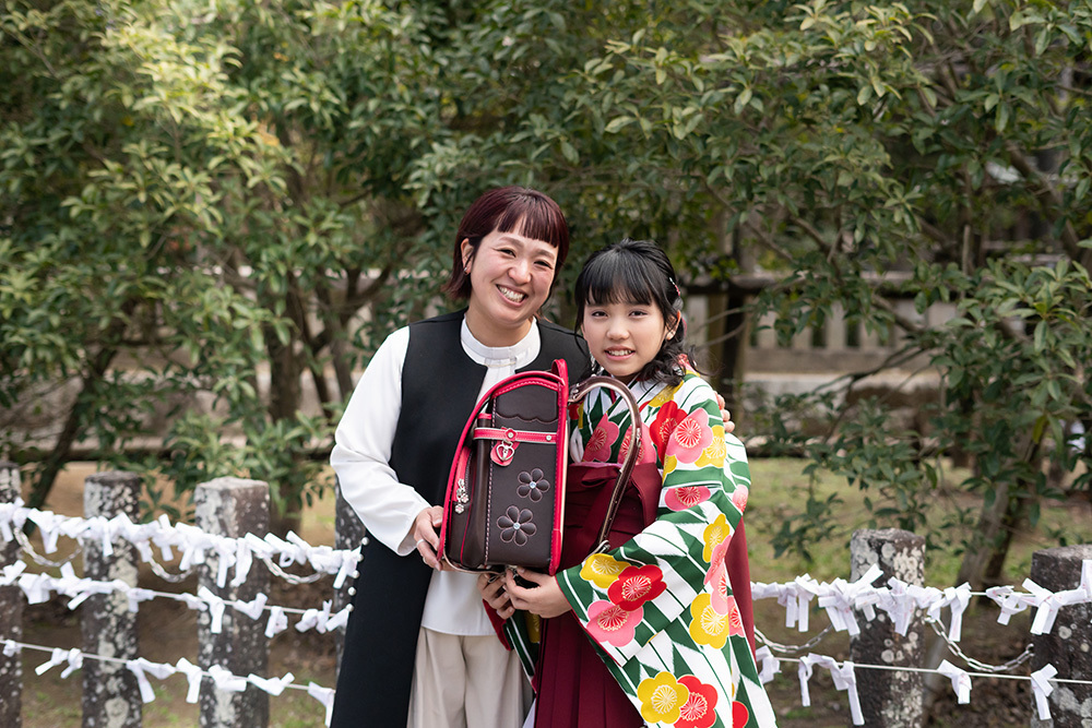 静岡市・富士市・沼津市のドレス専門店フィーノ記念日の卒業式の記念撮影