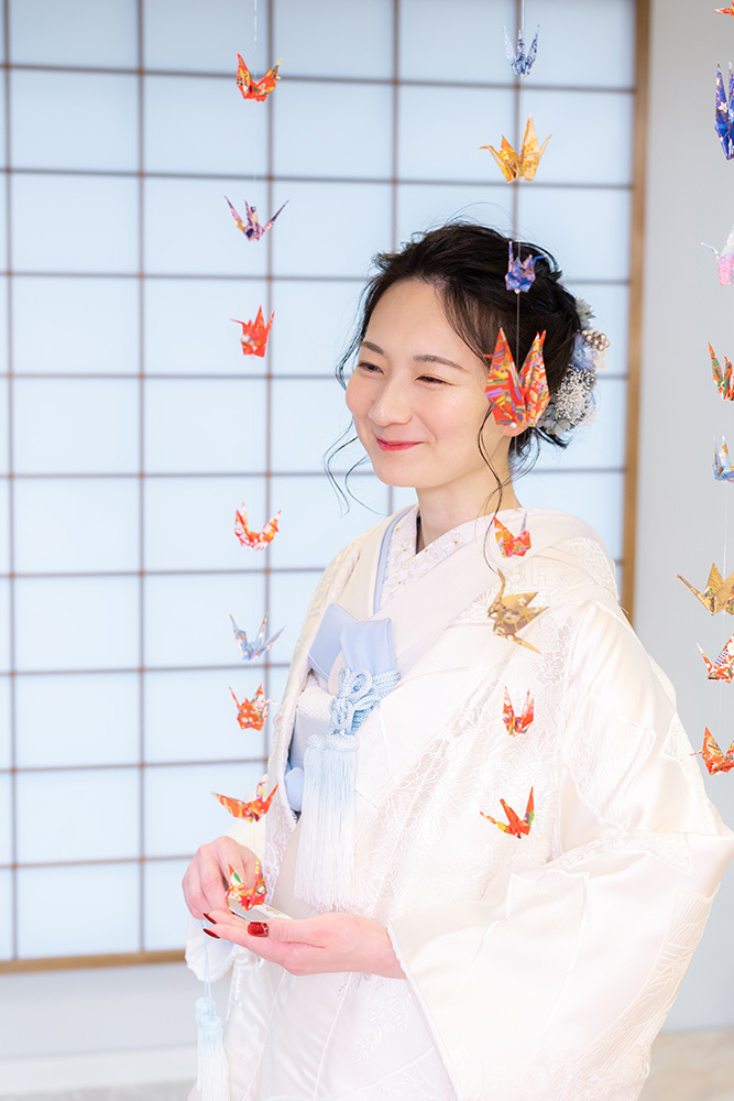 静岡県富士市の写真スタジオ、フィーノ記念日で撮影したソロウエディングの記念写真