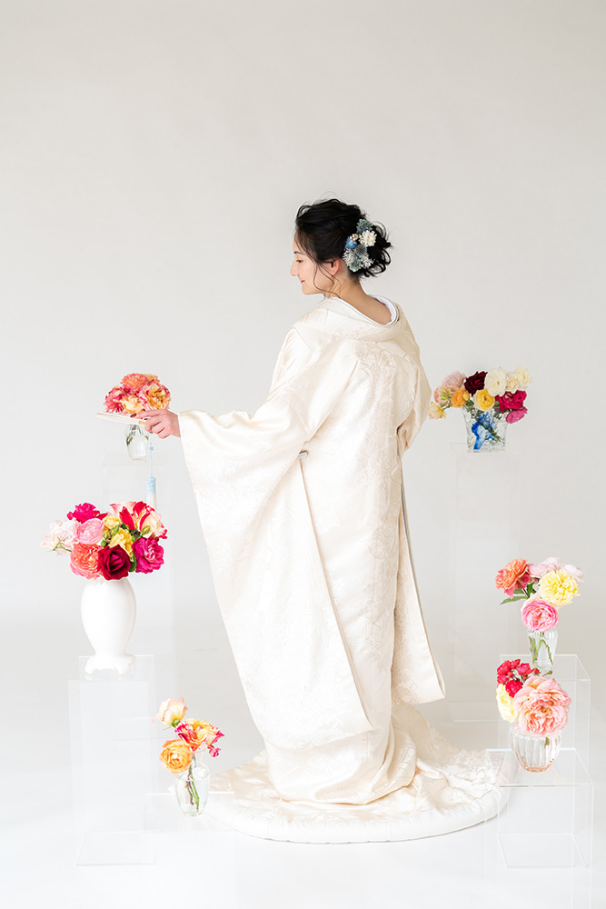 静岡県富士市の写真スタジオ、フィーノ記念日で撮影したソロウエディングの記念写真