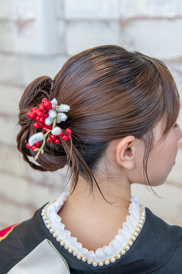 静岡のフィーノ記念日で撮影した成人式の記念写真のヘアメイク