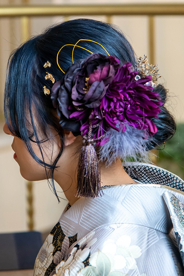 静岡のフィーノ記念日で撮影した成人式の記念写真のヘアメイク