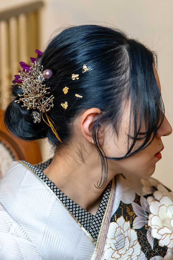 静岡のフィーノ記念日で撮影した成人式の記念写真のヘアメイク