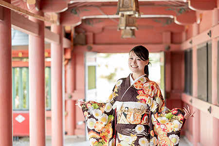 富士市の記念写真撮影・フィーノ富士店の富士宮浅間大社での成人式の前撮りの撮影