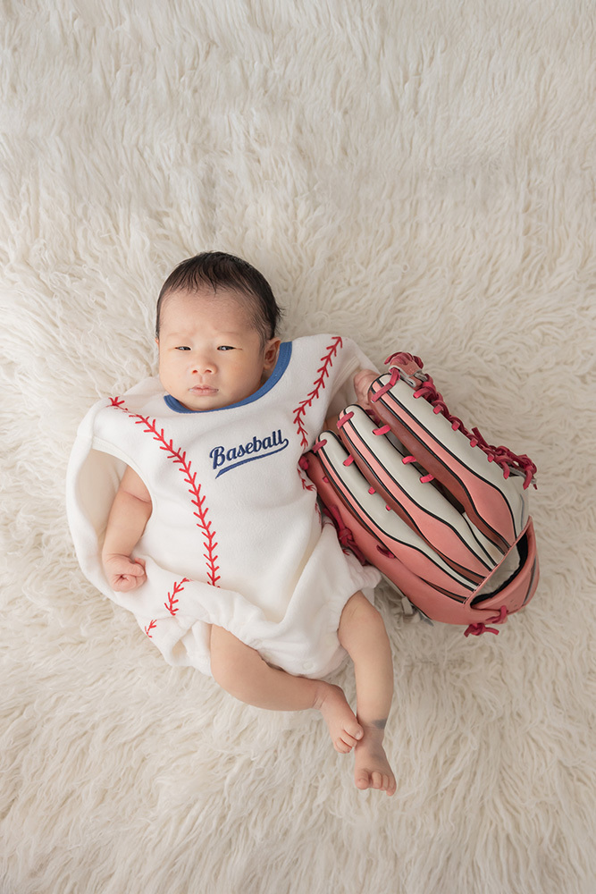 静岡市・富士市・沼津市のドレス専門店フィーノ記念日のニューボーン（新生児の記念撮影）