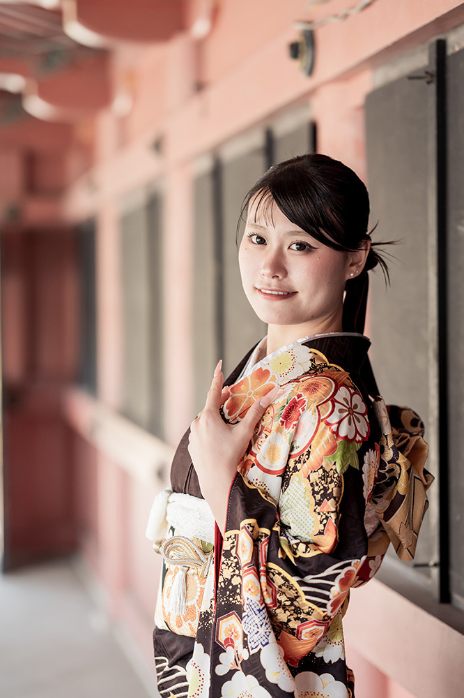 富士市の記念写真撮影・フィーノ富士店の富士宮浅間大社での成人式前撮りの撮影