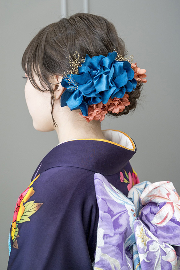 静岡県富士市のフィーノ記念日で撮影した成人式の記念写真のヘアメイク