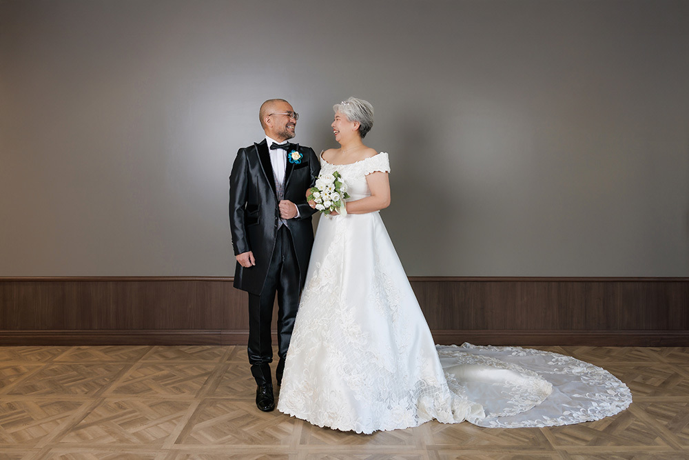 静岡県富士市のフィーノ富士店で撮影したバウリニューアルの記念写真・記念撮影